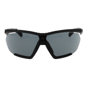Adidas Sport Sonnenbrille SP0072 0002A – Frontansicht mit Kunststoff Rahmen und Grau Gläsern