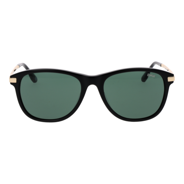 BMW Sonnenbrille BW0060-H 5401N – Frontansicht mit Azetat Rahmen und Grün Gläsern