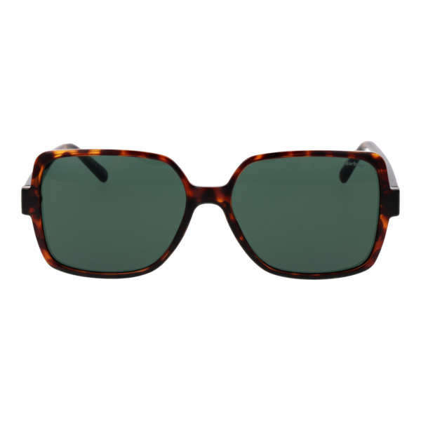 Barbour Sonnenbrille BAS 3012 56102 – Frontansicht mit Kunststoff Rahmen und Grün Gläsern