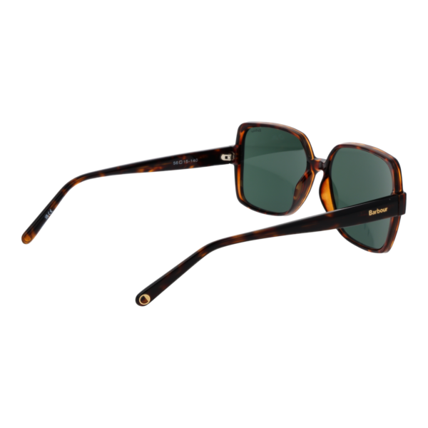 Rückansicht der Barbour Sonnenbrille BAS 3012 56102 – Kunststoff Rahmen