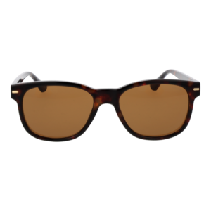 Barbour Sonnenbrille BAS 3025 55102 – Frontansicht mit Kunststoff Rahmen und Orange Gläsern