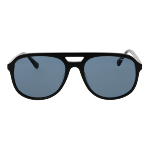 Barbour Sonnenbrille BAS 3027 57104 – Frontansicht mit Kunststoff Rahmen und Blau Gläsern