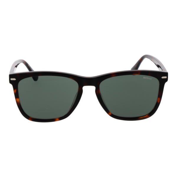 Barbour Sonnenbrille BAS 3028 55102 – Frontansicht mit Kunststoff Rahmen und Grau Gläsern
