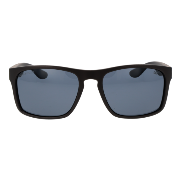 Caterpillar Sonnenbrille CTS YARD 58108P – Frontansicht mit Kunststoff Rahmen und Grau Gläsern