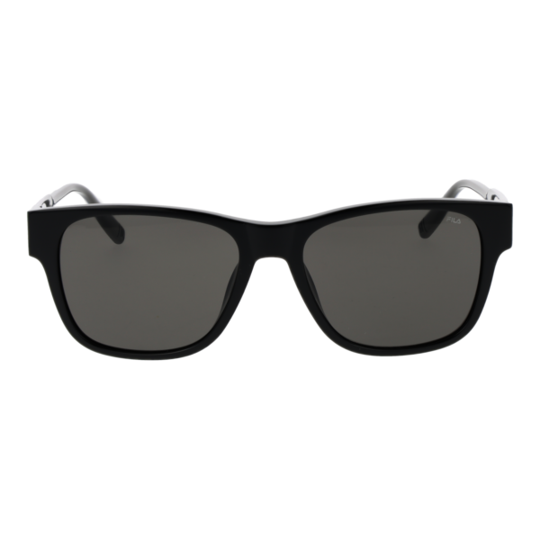 Fila Sonnenbrille SFI311 54099A – Frontansicht mit Kunststoff Rahmen und Grau Gläsern