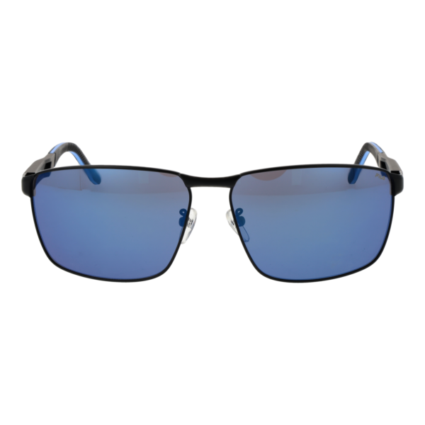 Fila Sonnenbrille SFIA08 63531B – Frontansicht mit Metall Rahmen und Blau Gläsern