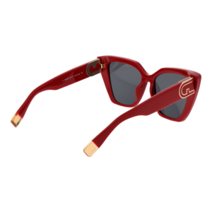 Rückansicht der Furla Sonnenbrille SFU879 5409LB – Kunststoff Rahmen