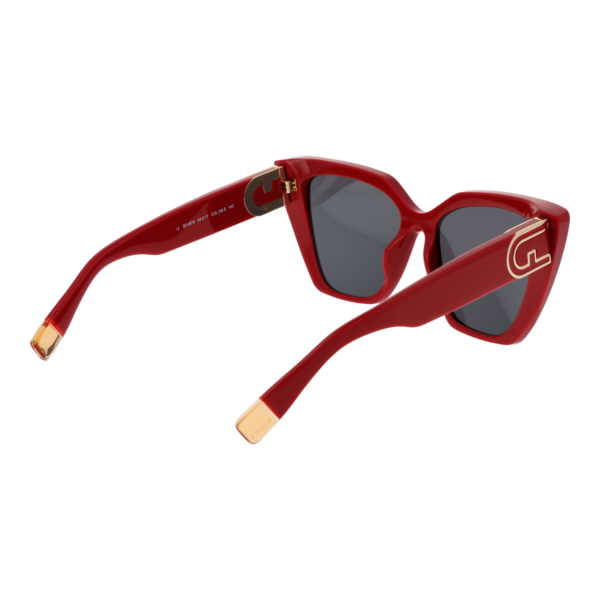 Rückansicht der Furla Sonnenbrille SFU879 5409LB – Kunststoff Rahmen
