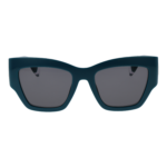 Furla Sonnenbrille SFU891 5408UE – Frontansicht mit Kunststoff Rahmen und Grau Gläsern