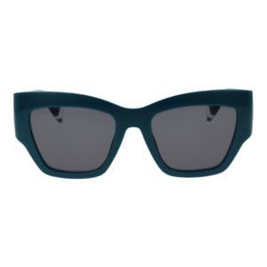 Furla Sonnenbrille SFU891 5408UE – Frontansicht mit Kunststoff Rahmen und Grau Gläsern