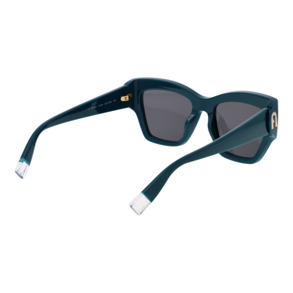 Rückansicht der Furla Sonnenbrille SFU891 5408UE – Kunststoff Rahmen