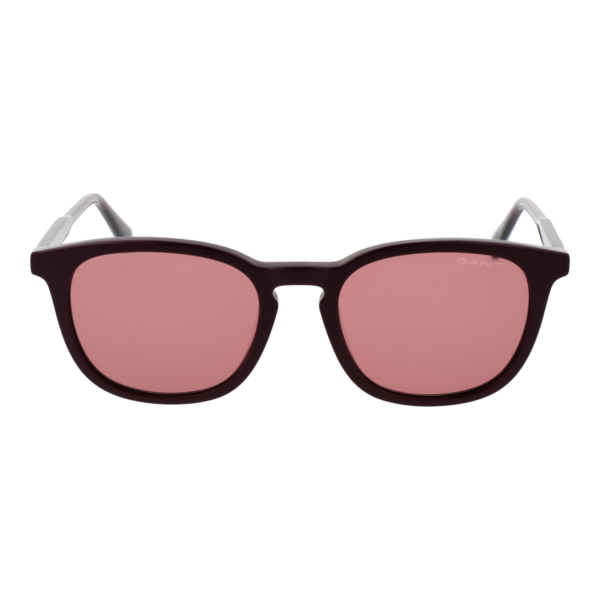Gant Sonnenbrille GA00017 5169S – Frontansicht mit Azetat Rahmen und Pink Gläsern