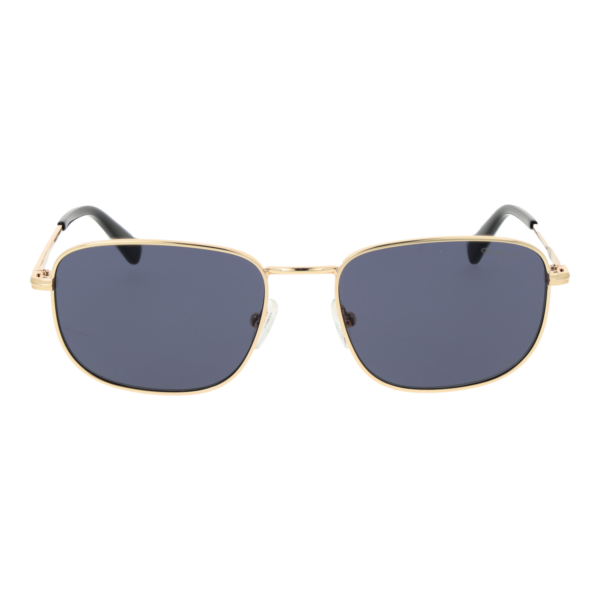 Gant Sonnenbrille GA00018 5632A – Frontansicht mit Metall Rahmen und Grau Gläsern