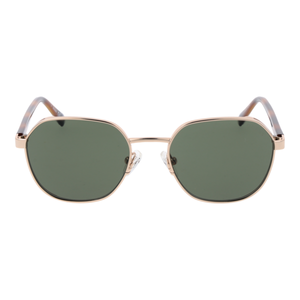 Guess Sonnenbrille GU00116 5132N – Frontansicht mit Metall Rahmen und Grün Gläsern