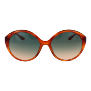 Guess Sonnenbrille GU00155 5753P – Frontansicht mit Kunststoff Rahmen und Grün Gläsern