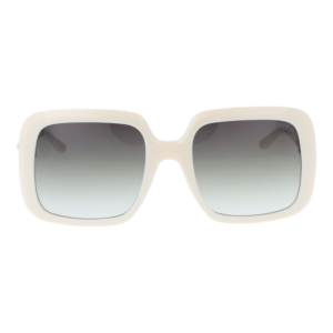 Guess Sonnenbrille GU00161 5621P – Frontansicht mit Kunststoff Rahmen und Grün Gläsern