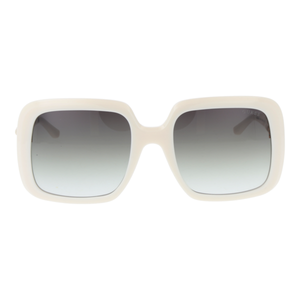 Guess Sonnenbrille GU00161 5621P – Frontansicht mit Kunststoff Rahmen und Grün Gläsern
