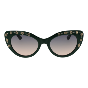 Guess Sonnenbrille GU00163 5496B – Frontansicht mit Kunststoff Rahmen und Rosa Gläsern