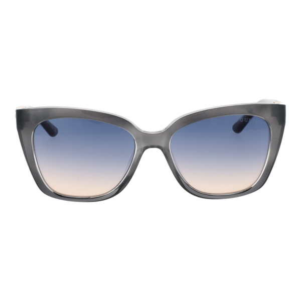 Guess Sonnenbrille GU7878 5320W – Frontansicht mit Kunststoff Rahmen und Blau Gläsern