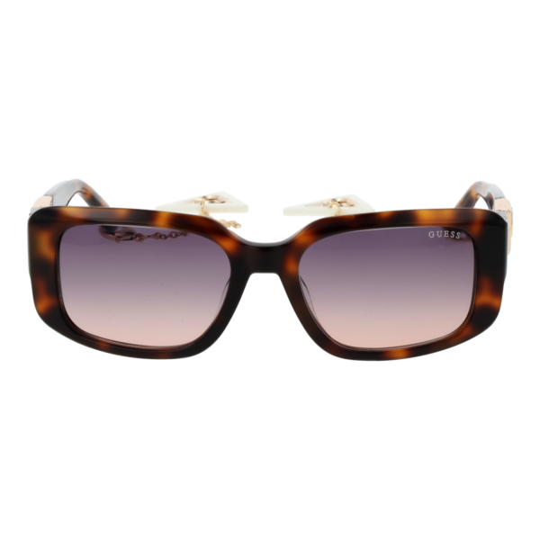 Guess Sonnenbrille GU7891 5352B – Frontansicht mit Azetat Rahmen und Grau Gläsern