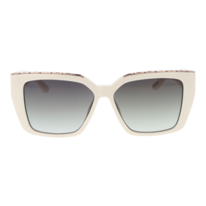 Guess Sonnenbrille GU7915 5521P – Frontansicht mit Kunststoff Rahmen und Grün Gläsern