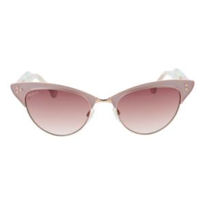 Hally & Son Sonnenbrille HS871S04 5504 – Frontansicht mit Azetat Rahmen und Rosa Gläsern