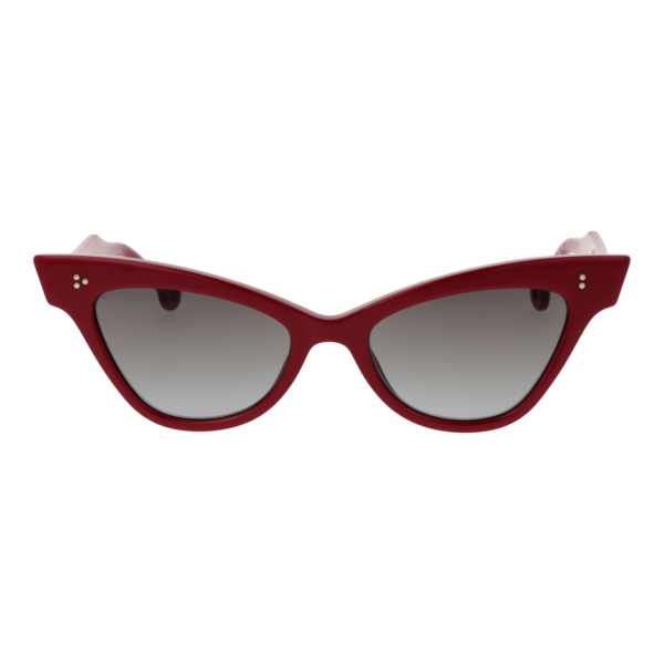 Hally & Son Sonnenbrille HS931V02S 5402S – Frontansicht mit Azetat Rahmen und Grau Gläsern