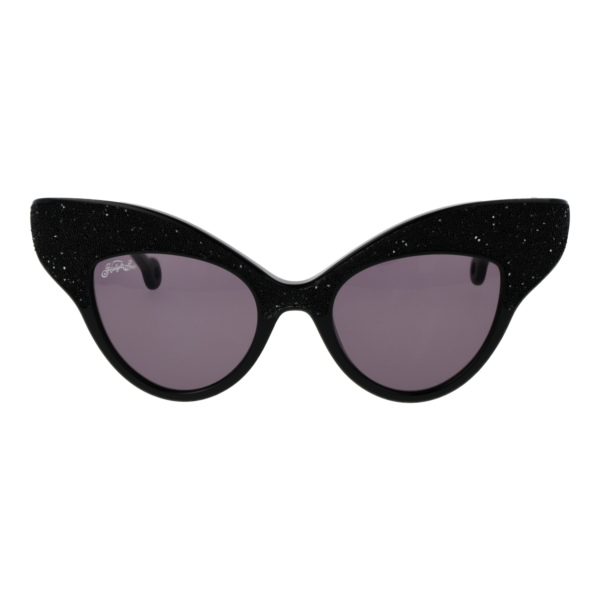 Hally & Son Sonnenbrille HS940S03 5003 – Frontansicht mit Azetat Rahmen und Lila Gläsern