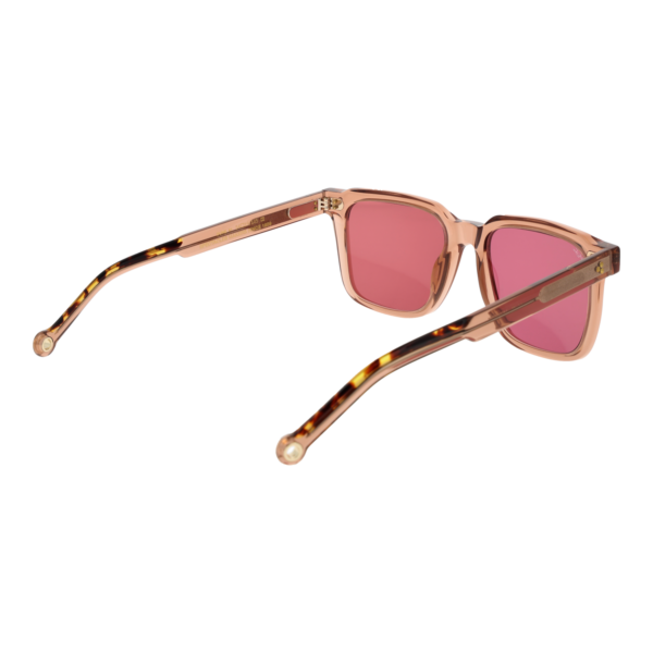 Rückansicht der Hally & Son Sonnenbrille HS956S01 5401 – Azetat Rahmen