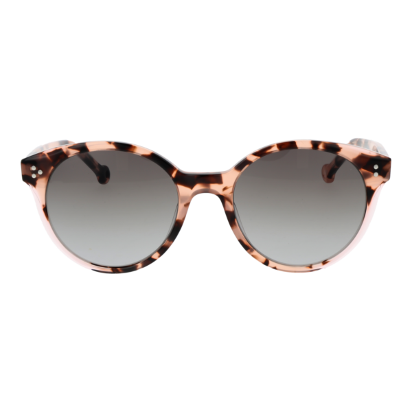 Hally & Son Sonnenbrille HSA03V04S 5204S – Frontansicht mit Kunststoff Rahmen und Grau Gläsern