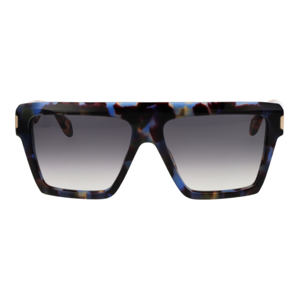 Just Cavalli Sonnenbrille SJC032 5709UV – Frontansicht mit Kunststoff Rahmen und Grau Gläsern