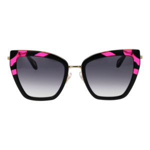 Just Cavalli Sonnenbrille SJC092 5309P2 – Frontansicht mit Metall Rahmen und Grau Gläsern