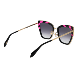 Rückansicht der Just Cavalli Sonnenbrille SJC092 5309P2 – Metall Rahmen
