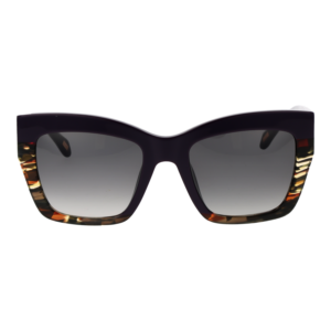 Just Cavalli Sonnenbrille SJC102V 5309NU – Frontansicht mit Kunststoff Rahmen und Grau Gläsern