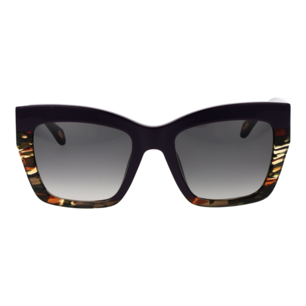 Just Cavalli Sonnenbrille SJC102V 5309NU – Frontansicht mit Kunststoff Rahmen und Grau Gläsern