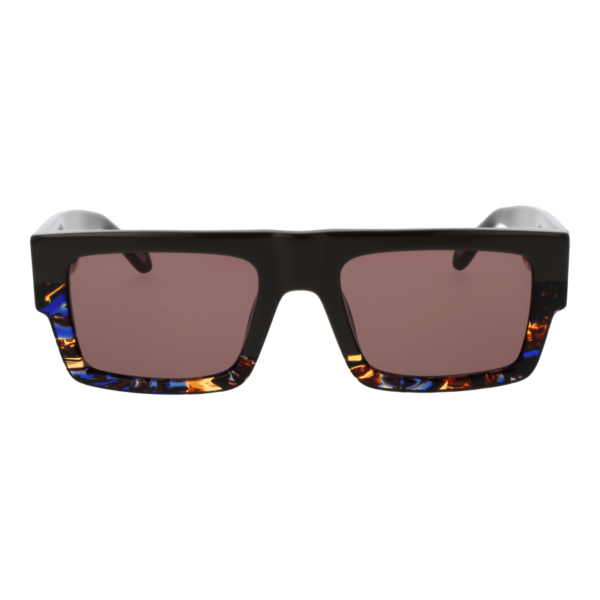 Just Cavalli Sonnenbrille SJC103V 530J91 – Frontansicht mit Kunststoff Rahmen und Braun Gläsern