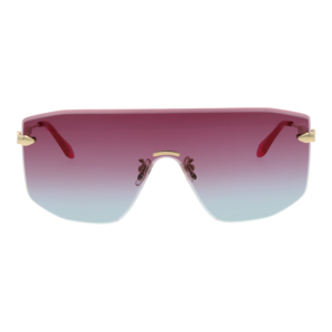 Just Cavalli Sonnenbrille SJC111 99300Y – Frontansicht mit Metall Rahmen und Rosa Gläsern