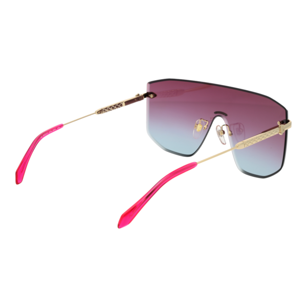 Rückansicht der Just Cavalli Sonnenbrille SJC111 99300Y – Metall Rahmen