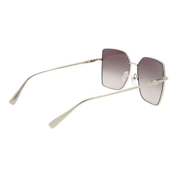 Rückansicht der Longchamp Sonnenbrille LO173S 57708 – Metall Rahmen