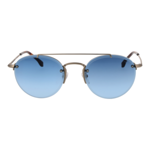 Lozza Sonnenbrille SL2433 560P8A – Frontansicht mit Metall Rahmen und Blau Gläsern