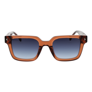 Lozza Sonnenbrille SL4338 5206ME – Frontansicht mit Kunststoff Rahmen und Blau Gläsern