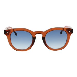 Lozza Sonnenbrille SL4360 49732Y – Frontansicht mit Kunststoff Rahmen und Blau Gläsern
