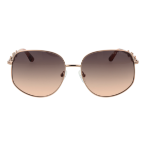 Marciano by Guess Sonnenbrille GM00003 5928F – Frontansicht mit Metall Rahmen und Grau Gläsern