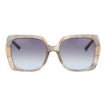 Marciano by Guess Sonnenbrille GM0828 5795W – Frontansicht mit Kunststoff Rahmen und Lila Gläsern