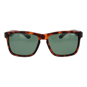 O'Neill Sonnenbrille ONS 9033 56102P – Frontansicht mit Kunststoff Rahmen und Grün Gläsern