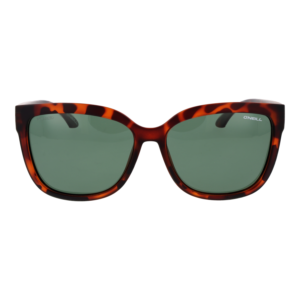O'Neill Sonnenbrille ONS 9034 57102P – Frontansicht mit Kunststoff Rahmen und Grün Gläsern