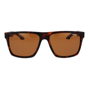 O'Neill Sonnenbrille ONS HARL 57102P – Frontansicht mit Kunststoff Rahmen und Braun Gläsern