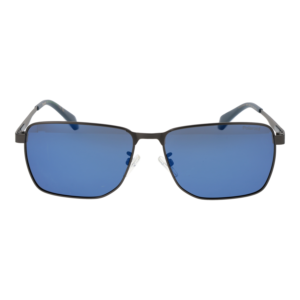 Polaroid Sonnenbrille PLD 2171/G/S/X 58V6D5X – Frontansicht mit Metall Rahmen und Blau Gläsern