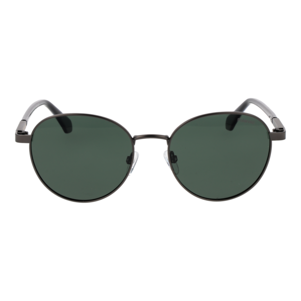 Polaroid Sonnenbrille PLD 4197/S/X 53R80UC – Frontansicht mit Metall Rahmen und Grün Gläsern