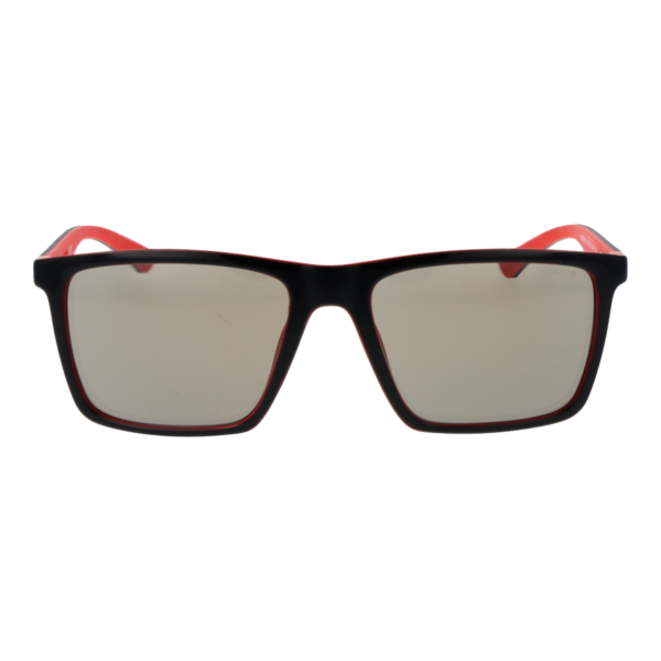 Police Sonnenbrille SPLN26 5406TY – Frontansicht mit Kunststoff Rahmen und Braun Gläsern